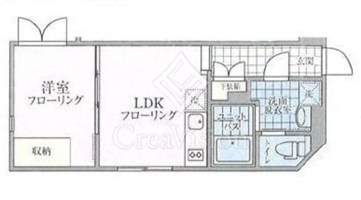 ルクレ目黒不動前 間取り図