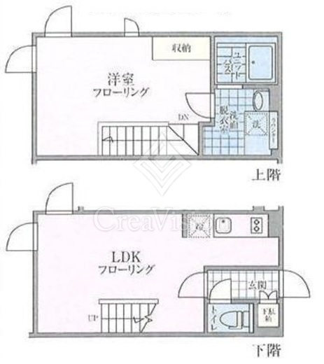 ルクレ目黒不動前 間取り図