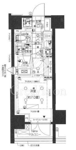 ピアース南麻布 間取り図