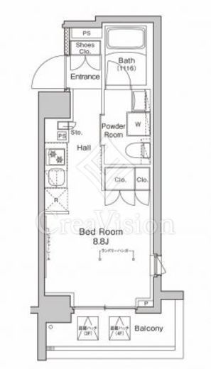 プラウドフラット戸越公園 間取り図