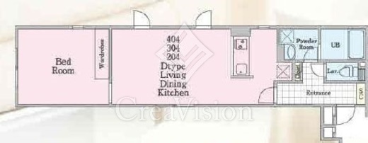 アレーロ三軒茶屋 1LDK　間取り