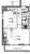 S-RESIDENCE新御徒町WEST (エスレジデンス新御徒町ウエスト) 1LDK 間取り図