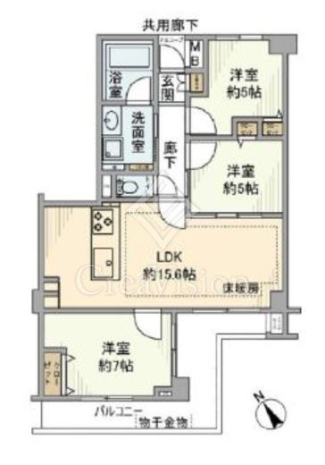 サンアリーナ文京小石川 間取り図