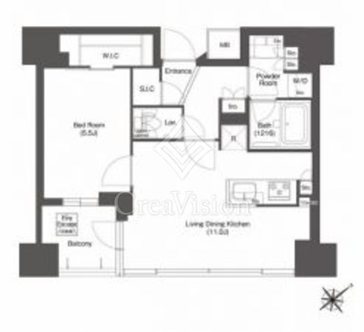 コンフォリア新中野 間取り図