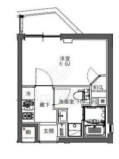 ルネサンスコート神楽坂 間取り図