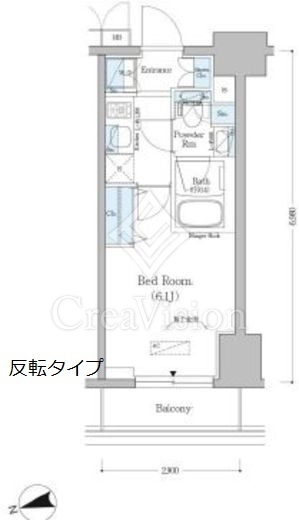 アーバネックス戸越 1K　間取り