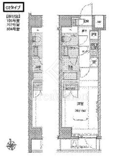 ALTERNA神楽坂Ⅰ (オルタナ神楽坂Ⅰ) 間取り図