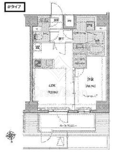 ALTERNA神楽坂Ⅰ (オルタナ神楽坂Ⅰ) 間取り図