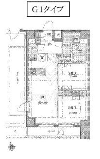 ALTERNA神楽坂Ⅱ (オルタナ神楽坂Ⅱ) 間取り図