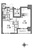 S-RESIDENCE新御徒町EAST (エスレジデンス新御徒町イースト) 1LDK 間取り図