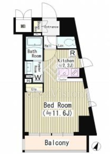 イレーネ初台 間取り図