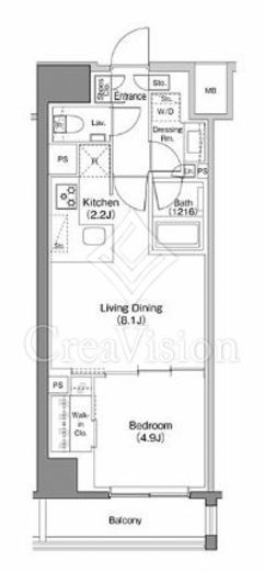 ザ・パークハビオ日本橋馬喰町 間取り図