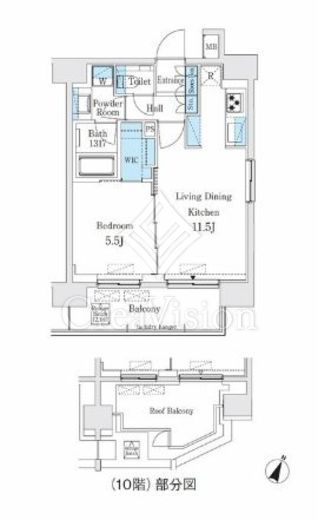 GLACIER神保町 (グラシア神保町) 間取り図