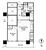 グランスイート六番町 1LDK 間取り図