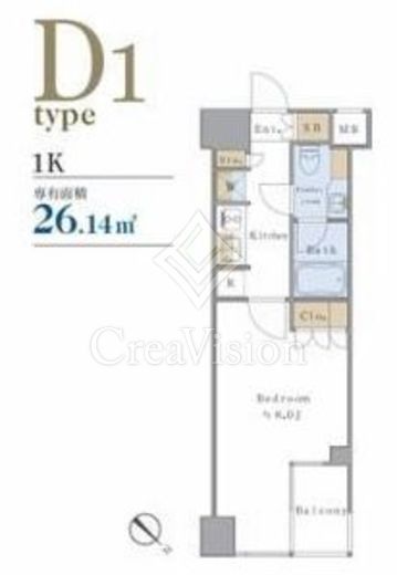 ブリリアイスト千駄ヶ谷 間取り図