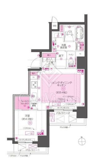 ZOOM東神田 間取り図