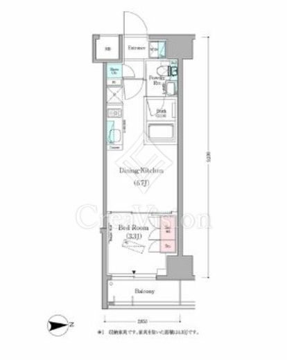 アーバネックス蔵前 間取り図