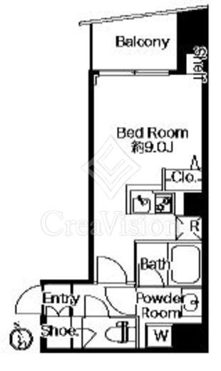 グランパセオ市谷甲良町 間取り図