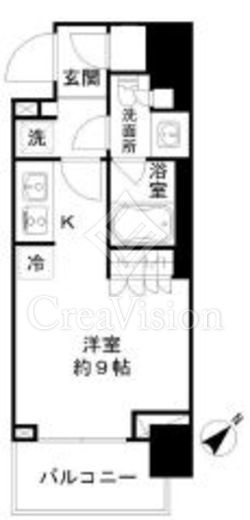 パークリュクス日本橋大伝馬町 間取り図