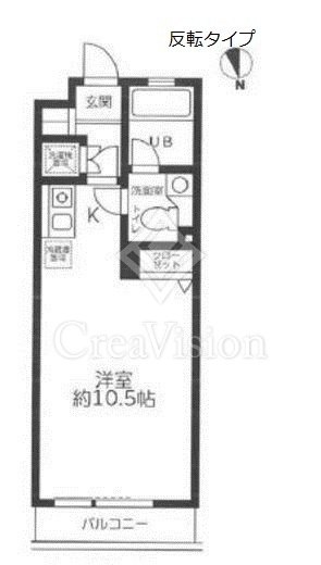 レジディア笹塚 間取り図