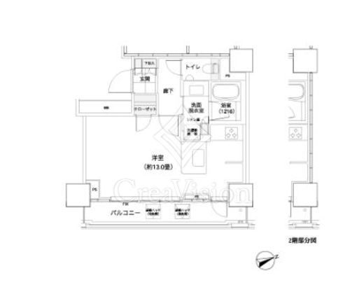 パークキューブ愛宕山タワー 間取り