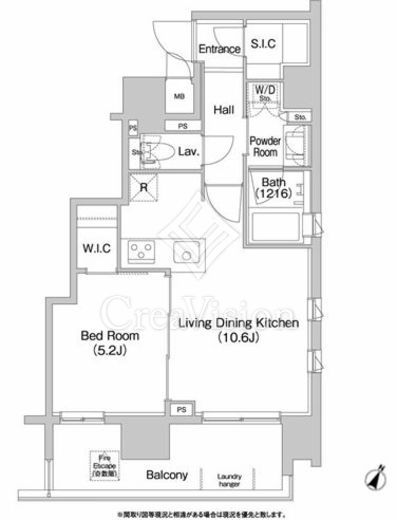 コンフォリア神楽坂DEUX 間取り図