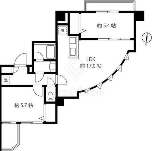 ブルーミング西麻布 2LDK 物件画像1