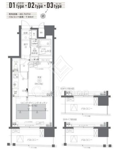 ZOOM日本橋蛎殻町 1DK・1LDK 物件画像1