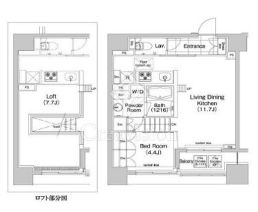 コンフォリア新川 間取り図