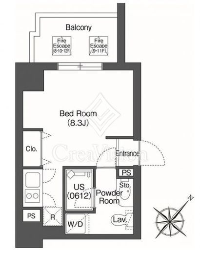 インプルーブ高輪台 間取り図