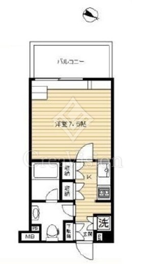 イクサージュ目黒 間取り図