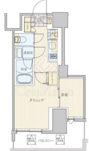 リビオメゾン南砂町 間取り図