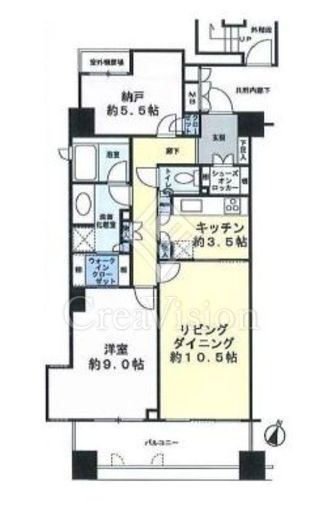 オリンピアード麻布霞坂 間取り図