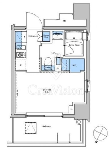 ブラウ戸越銀座スカイ 間取り図