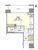 クレヴィア新宿若松町 1R 間取り