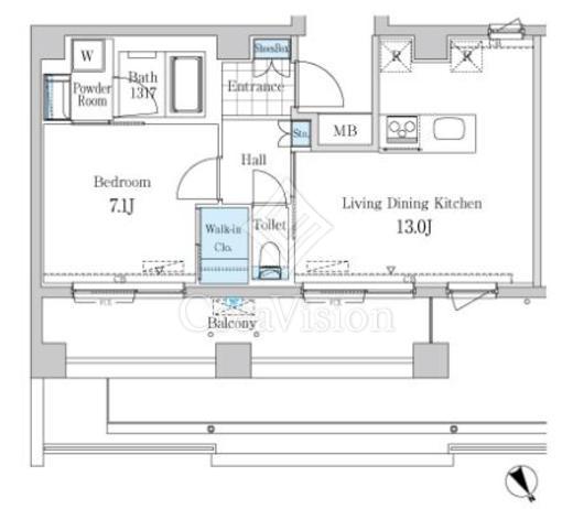 ガーデン原宿 間取り図