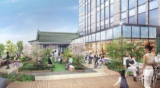 九段会館テラス 屋上園庭