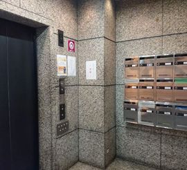 HT・新橋(旧:ミクニ新橋ビル) エレベーターホール　写真