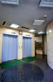 虎ノ門産業ビル エレベーターホール　写真