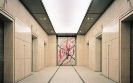 後楽森ビル エレベーターホール　写真