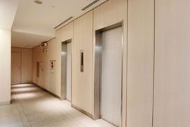 銀座アスタービル エレベーターホール　写真