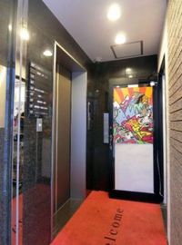 三ツ星不動産新宿ビル エレベーターホール　写真