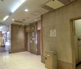 銀座コアビル エレベーターホール　写真