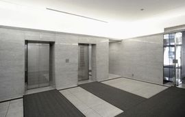 NMF茅場町ビル エレベーターホール　写真