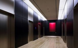 虎ノ門ヒルズ森タワー エレベーターホール　写真
