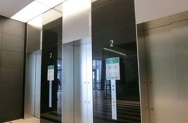 虎ノ門ヒルズ森タワー エレベーターホール　画像