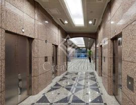茅場町タワー エレベーターホール　写真