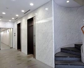 NBF東銀座スクエア エレベーターホール　写真