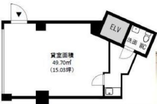 大久保カドビル 203 間取り図