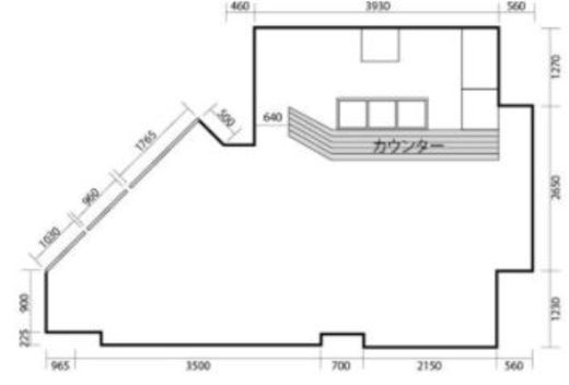 新宿タウンプラザ B1階 間取り図